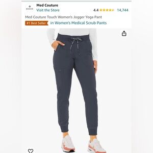 Gray Med-Couture Touch Joggers